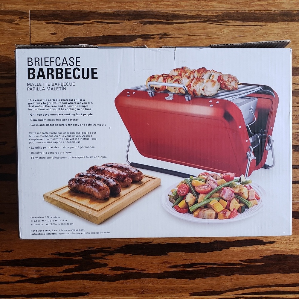 NEW! Kirkkerland Portable Briefcase Barbecue